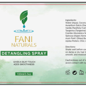 Fani Natural Detangling Spray